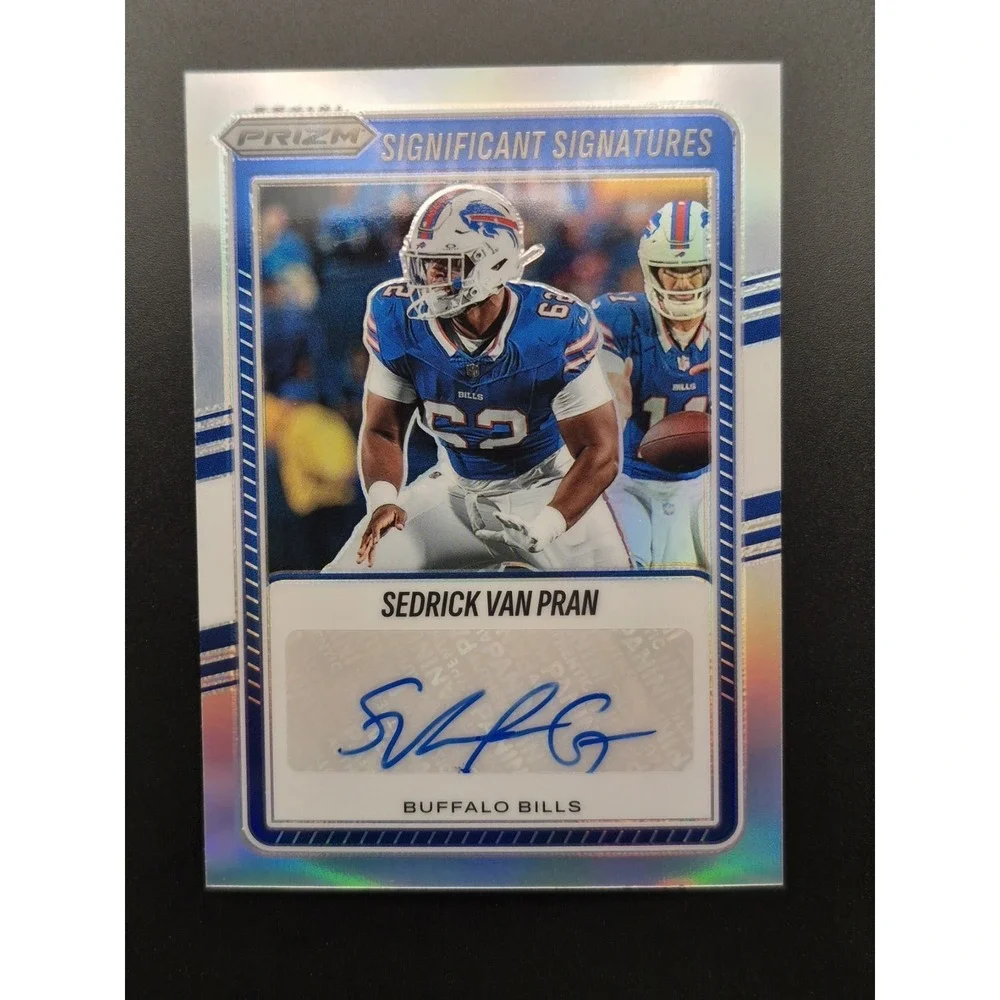 2025 Panini Prizm Sedrick Van Pran # SSI-SVP Significant Signatures (AU) Bills